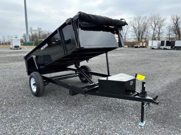 Premier 5 x 10 Low Profile Dump Trailer – Spreader Gate