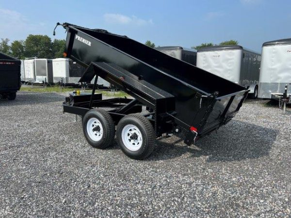 Premier 6 x 10 Low Profile Dump Trailer – Ladder Ramps - Image 5
