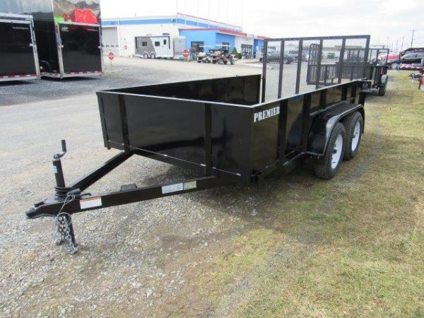 Premier 6.4 x 12 Landscape Utility Trailer – Solid Steel Sides - Image 4