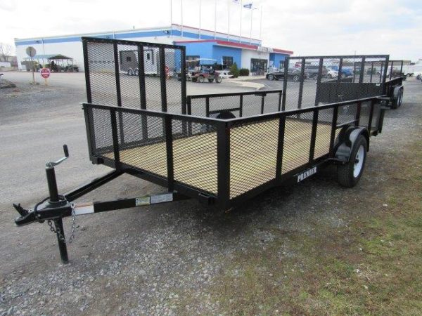 Premier 6×14 Landscape Utility Trailer – Mesh Sides & Ramp - Image 4