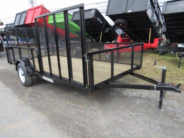Premier 6×14 Landscape Utility Trailer – Mesh Sides & Ramp