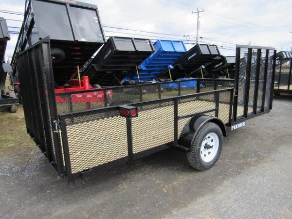 Premier 6×14 Landscape Utility Trailer – Mesh Sides & Ramp - Image 5