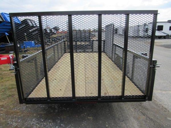 Premier 6×14 Landscape Utility Trailer – Mesh Sides & Ramp - Image 3