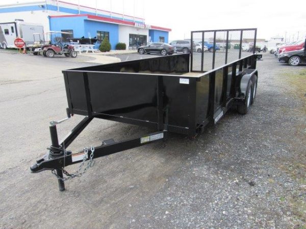 Premier 6.4 x 16 Landscape Utility Trailer – Solid Steel Sides - Image 4