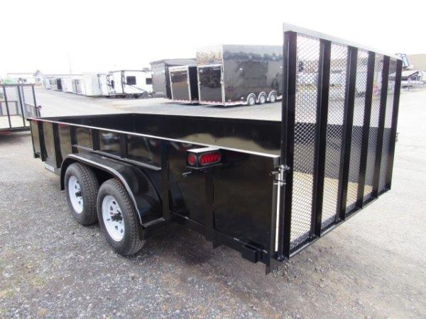 Premier 6.4 x 16 Landscape Utility Trailer – Solid Steel Sides - Image 6