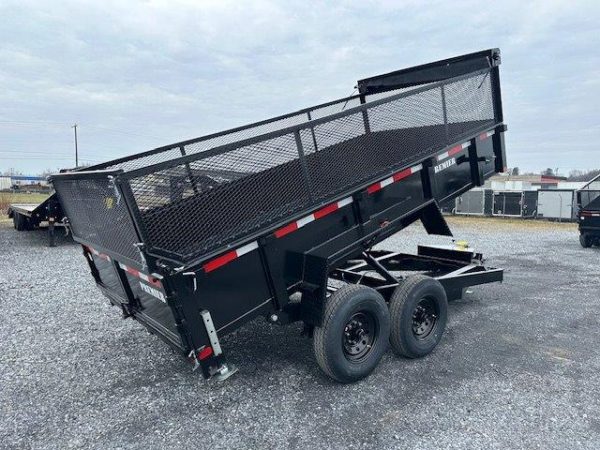 Premier 7 x 14 High Side Dump Trailer – Combo Gate & Ramps - Image 6