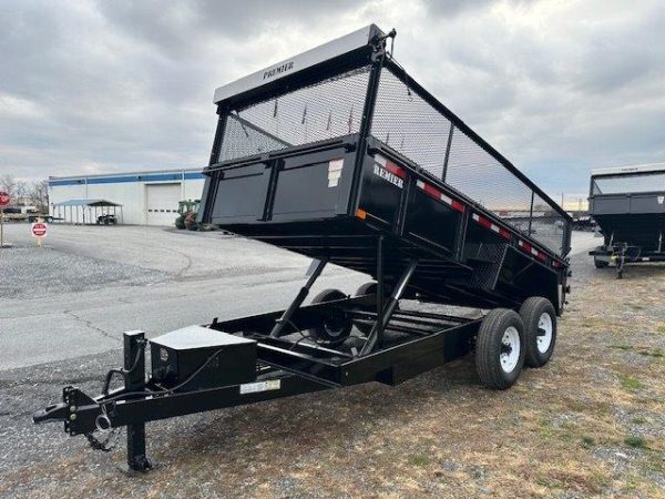 Premier 7 x 14 Dump Trailer – 24″ Mesh Side Extensions - Image 4