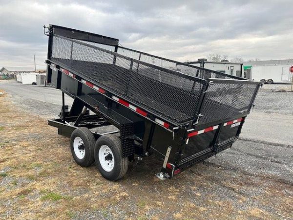 Premier 7 x 14 Dump Trailer – 24″ Mesh Side Extensions - Image 5