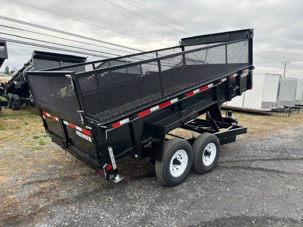 Premier 7 x 14 Dump Trailer – 24″ Mesh Side Extensions - Image 6