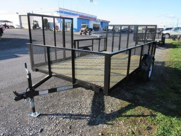 Premier 7 x 12 Landscape Utility Trailer – Mesh Sides & ATV Ramp - Image 3