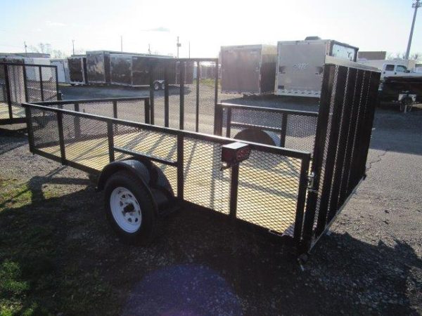 Premier 7 x 12 Landscape Utility Trailer – Mesh Sides & ATV Ramp - Image 4