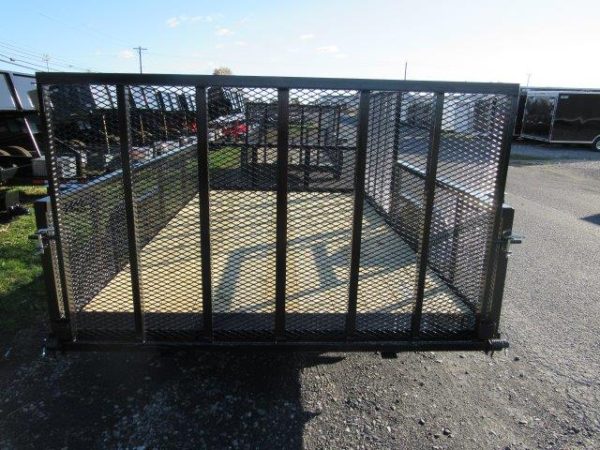 Premier 7 x 12 Landscape Utility Trailer – Mesh Sides & ATV Ramp - Image 5