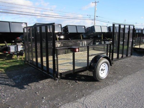 Premier 7 x 12 Landscape Utility Trailer – Mesh Sides & ATV Ramp - Image 6