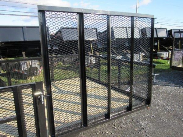 Premier 7 x 12 Landscape Utility Trailer – Mesh Sides & ATV Ramp - Image 7