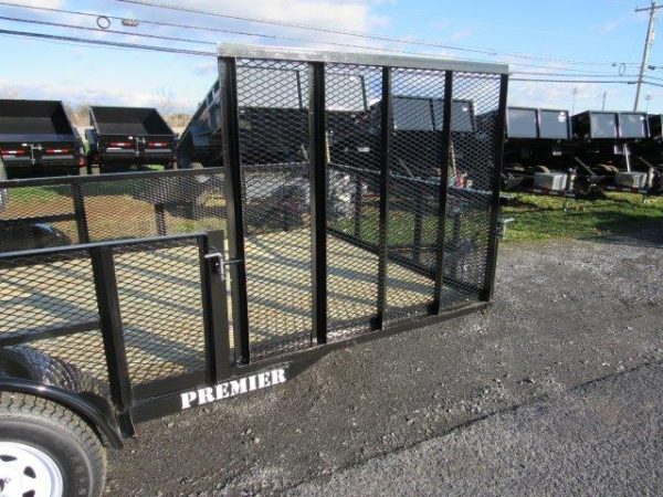 Premier 7 x 14 Landscape Utility Trailer – Mesh Sides & ATV Ramp - Image 6