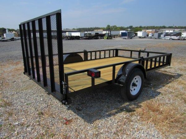Premier 7 x 12 Landscape Utility Trailer – Removable Side ATV Ramps - Image 5