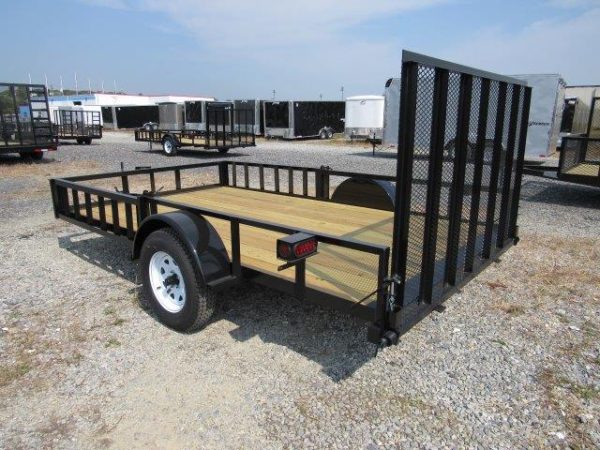 Premier 7 x 12 Landscape Utility Trailer – Removable Side ATV Ramps - Image 6