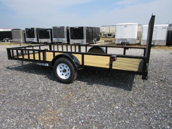 Premier 7 x 14 Landscape Utility Trailer – Removable Side ATV Ramps - Image 6