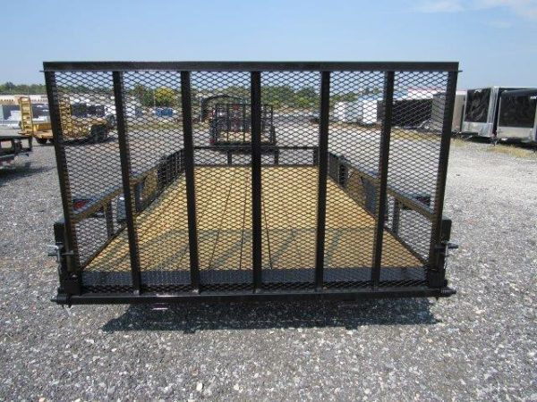 Premier 7 x 14 Landscape Utility Trailer – Removable Side ATV Ramps - Image 3