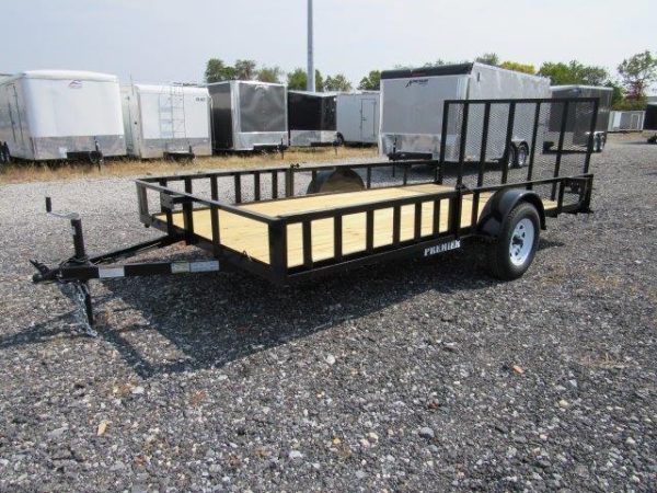 Premier 7 x 14 Landscape Utility Trailer – Removable Side ATV Ramps - Image 4