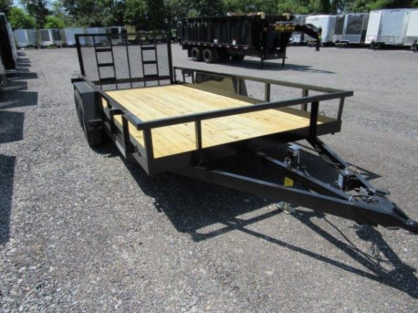 Premier 7 x 16 Landscape Utility Trailer – Rear Ramp Gate - Image 6