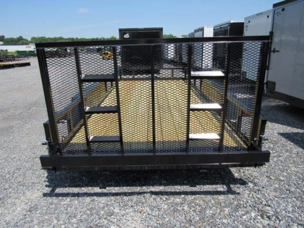 Premier 7 x 16 Landscape Utility Trailer – Rear Ramp Gate - Image 3