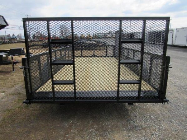 Premier 7 x 16 Landscape Utility Trailer – Mesh Sides & ATV Ramp - Image 3
