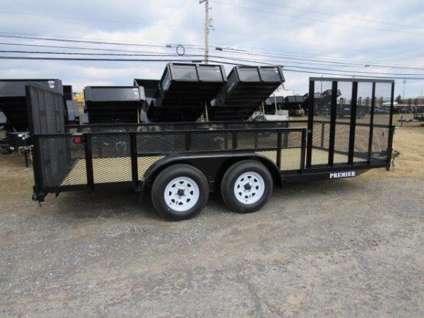 Premier 7 x 16 Landscape Utility Trailer – Mesh Sides & ATV Ramp - Image 6