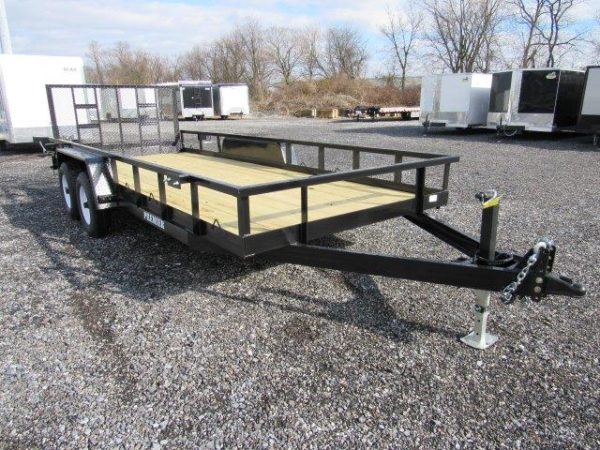 Premier 7 x 18 Landscape Utility Trailer – Rear Ramp Gate