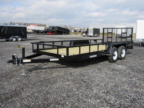 Premier 7 x 18 Landscape Utility Trailer – Rear Ramp Gate - Image 4