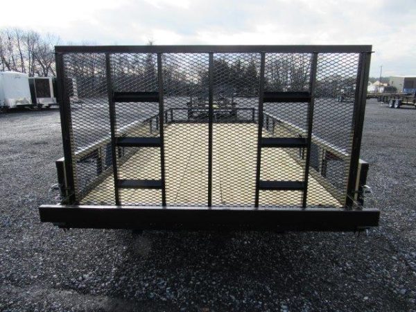 Premier 7 x 18 Landscape Utility Trailer – Rear Ramp Gate - Image 3