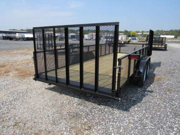Premier 7 x 18 Landscape Utility Trailer – Mesh Sides & ATV Gate - Image 4