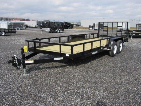 Premier 7 x 20 Landscape Utility Trailer – Rear Ramp Gate - Image 4