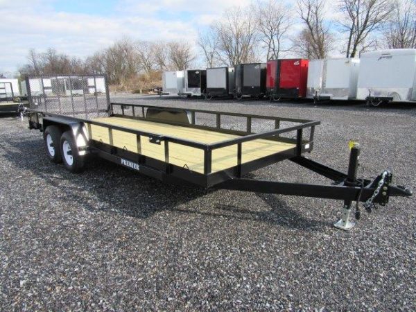 Premier 7 x 20 Landscape Utility Trailer – Rear Ramp Gate