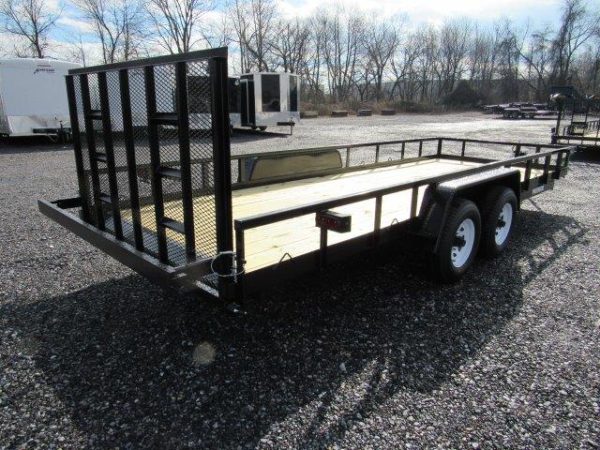 Premier 7 x 20 Landscape Utility Trailer – Rear Ramp Gate - Image 5