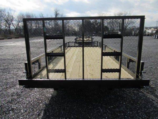 Premier 7 x 20 Landscape Utility Trailer – Rear Ramp Gate - Image 3