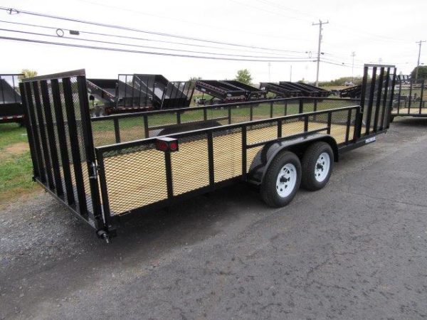 Premier 7 x 20 Landscape Utility Trailer – Mesh Sides & ATV Gate - Image 5