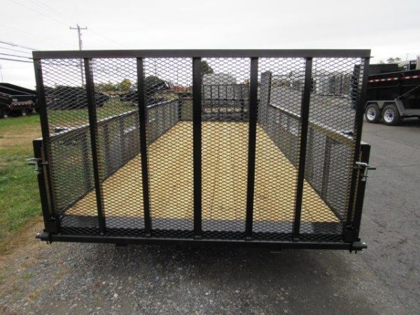 Premier 7 x 20 Landscape Utility Trailer – Mesh Sides & ATV Gate - Image 3