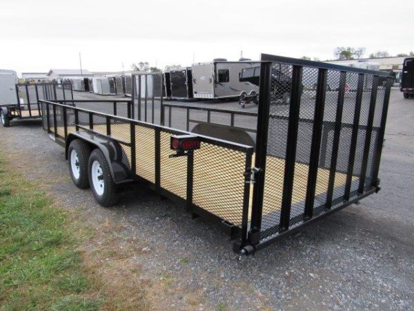 Premier 7 x 20 Landscape Utility Trailer – Mesh Sides & ATV Gate - Image 7