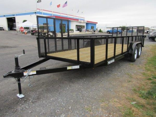 Premier 7 x 20 Landscape Utility Trailer – Mesh Sides & ATV Gate - Image 4