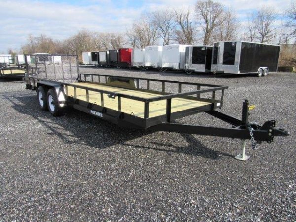 Premier 7 x 22 Landscape Utility Trailer – Rear Ramp Gate