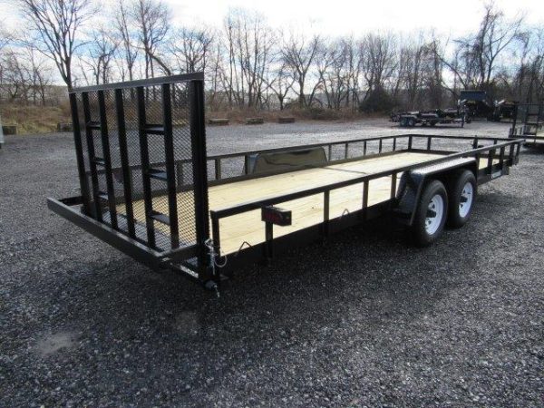 Premier 7 x 22 Landscape Utility Trailer – Rear Ramp Gate - Image 5