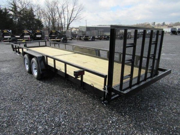 Premier 7 x 24 Landscape Utility Trailer – Rear Ramp Gate - Image 6
