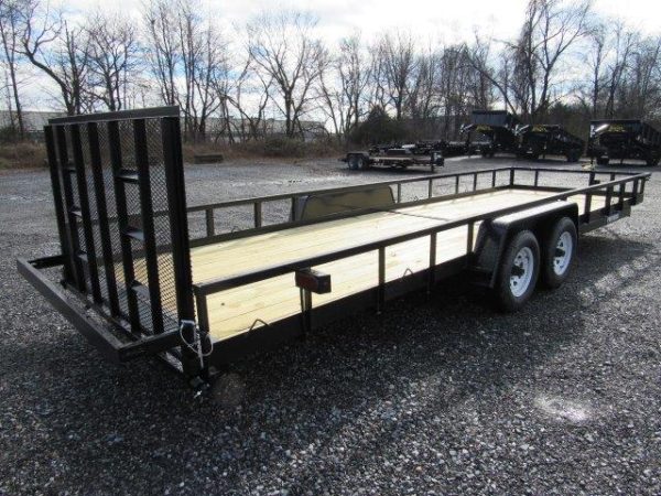 Premier 7 x 24 Landscape Utility Trailer – Rear Ramp Gate - Image 5