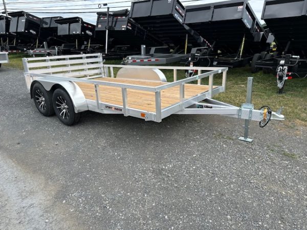 Sport Haven 7×12 Aluminum Utility Trailer – Tandem Axle