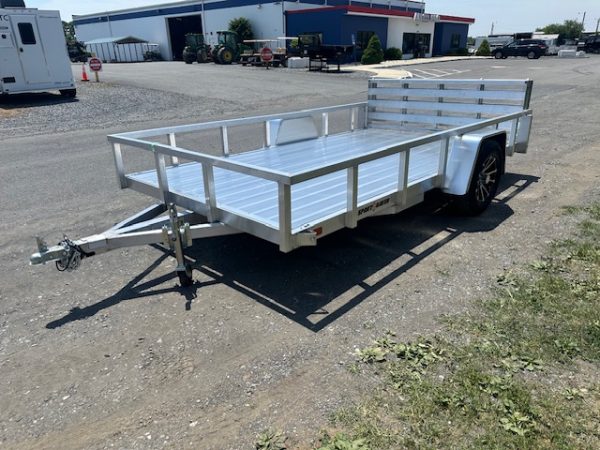 Sport Haven 7×12 Aluminum Landscape Utility Trailer – Deluxe
