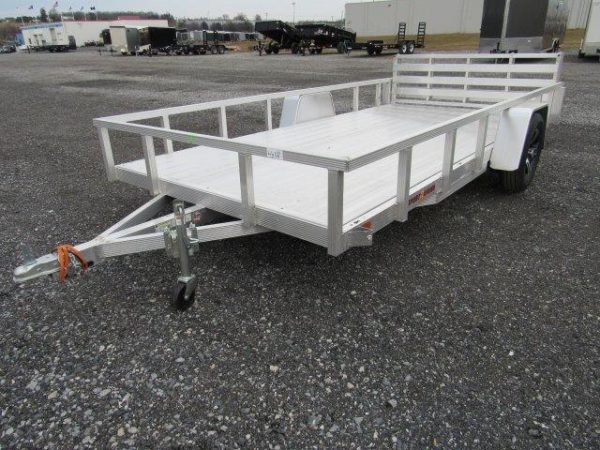 Sport Haven 7×14 Aluminum Landscape Utility Trailer – Deluxe