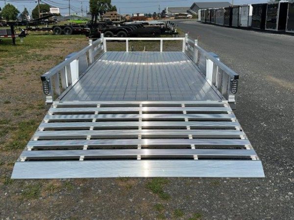 Sport Haven 7×14 Aluminum Utility Trailer – Side ATV Ramps - Image 3
