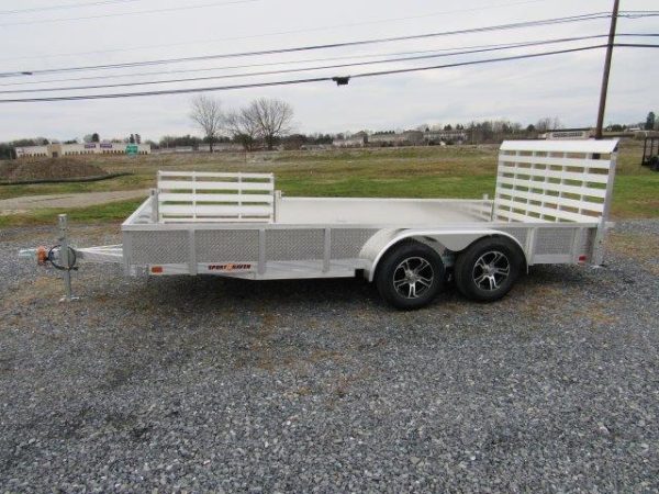 Sport Haven 7×16 Aluminum Landscape Trailer – Side ATV Ramp - Image 6