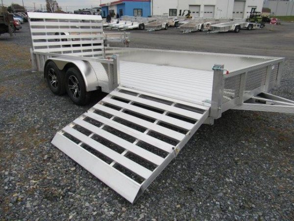 Sport Haven 7×16 Aluminum Landscape Trailer – Side ATV Ramp - Image 8